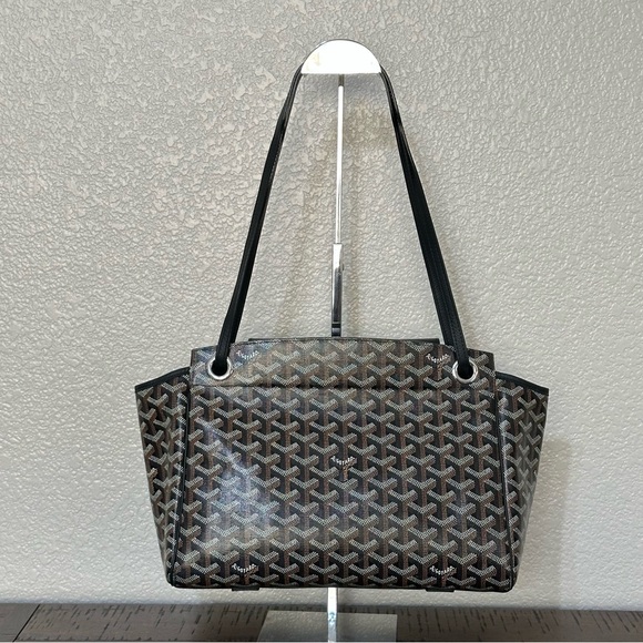 Goyard Rouette Souple Bag PM Noir Women Shoulder Crossbody Bag Good Condition - Picture 4 of 16